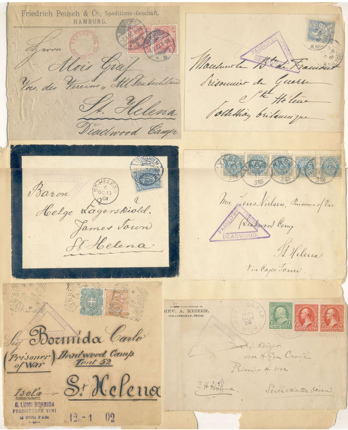 Sheet of envelopes 10
