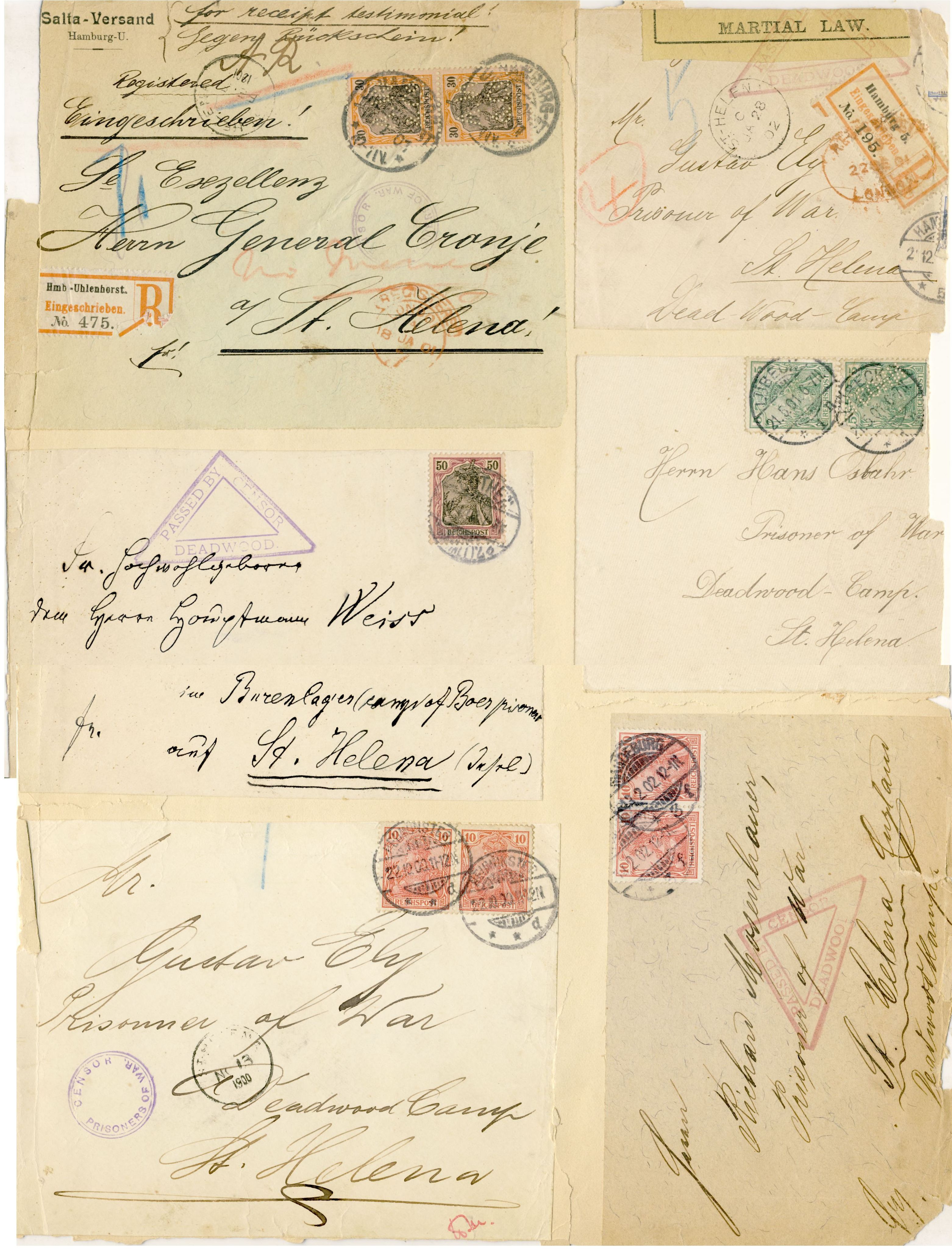 Sheet of envelopes 1