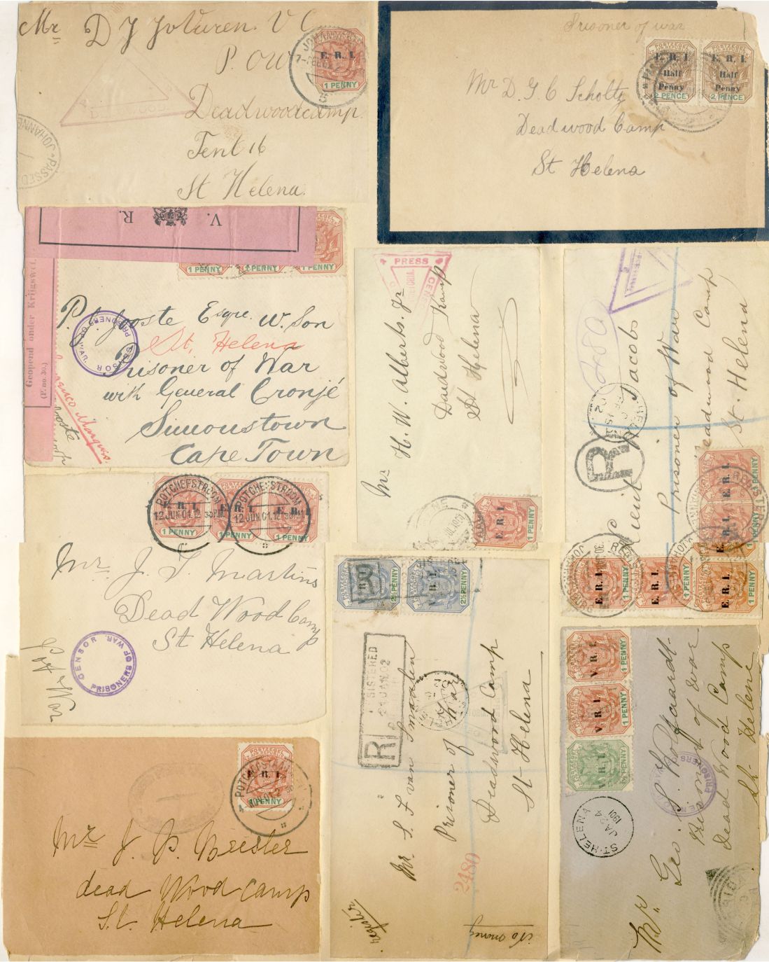 Sheet of envelopes 3