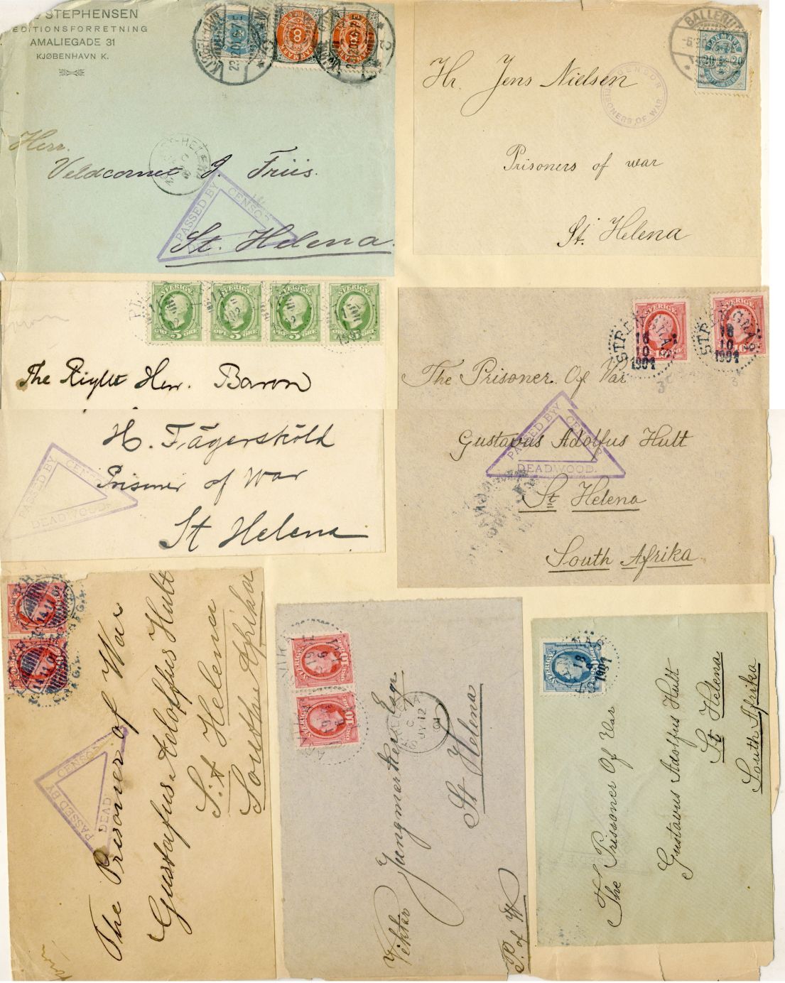 Sheet of envelopes 5