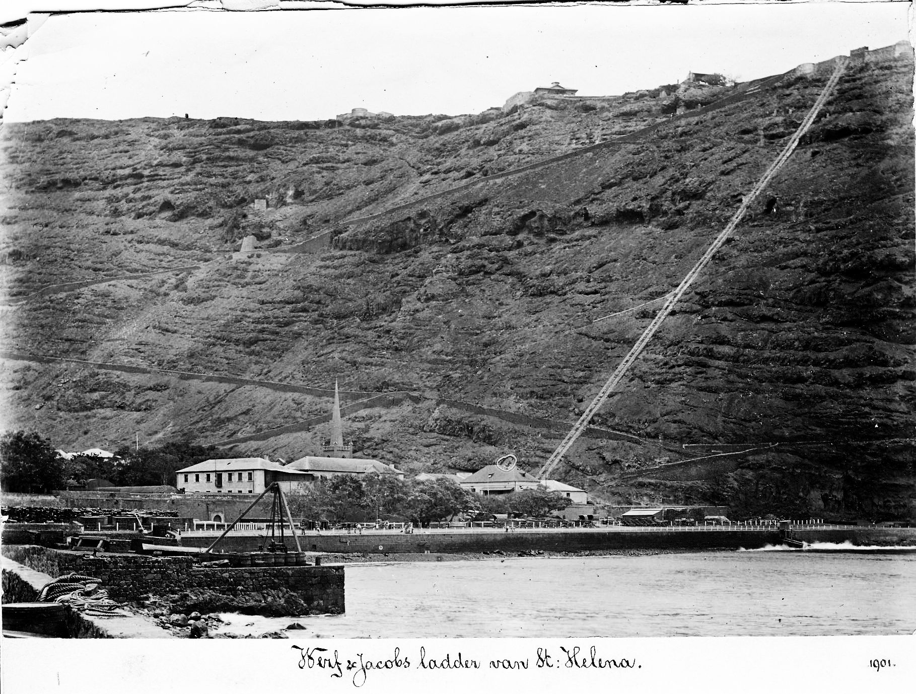 Wharf and Jacobs ladder(1901)