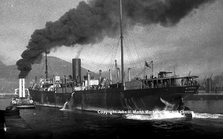 historic records of ships passing through Cape Town