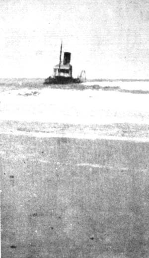 Sir Charles Elliott bbeing aground